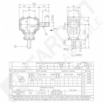 Le modèle de Boitier L-25A - 9.124.901.30-COMER - 9.124.901.30-COMER