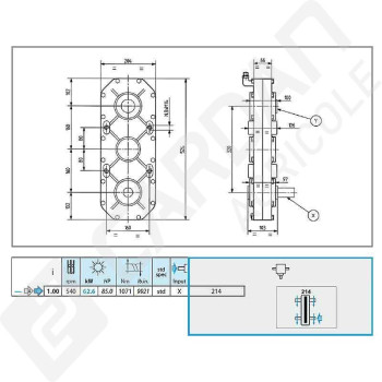 Le modèle de Boitier A-16A-615000-COMER - A-16A-615000-COMER