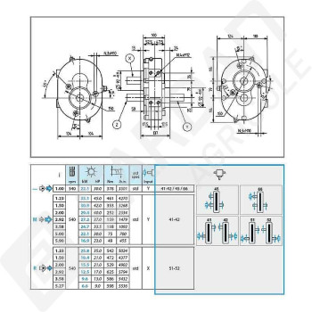 Le modèle de Boitier A-624A-624013HL-COMER - A-624A-624013HL-COMER