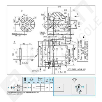 Le modèle de Boite de vitesse DZ-821F-82175110-COMER - DZ-821F-82175110-COMER