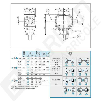 Le modèle de Boitier L-25A-124913-COMER - L-25A-124913-COMER