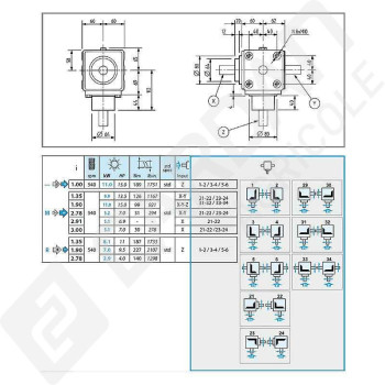Le modèle de Boitier L-5A-9.104.014-COMER - L-5A-9.104.014-COMER