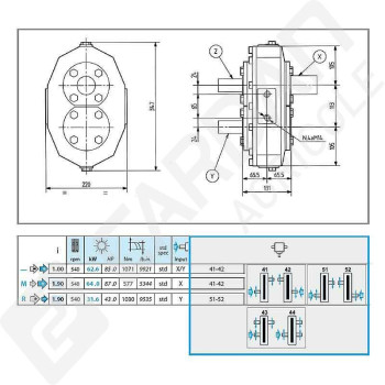 Le modèle de Boitier MR-90-090052-COMER - MR-90-090052-COMER