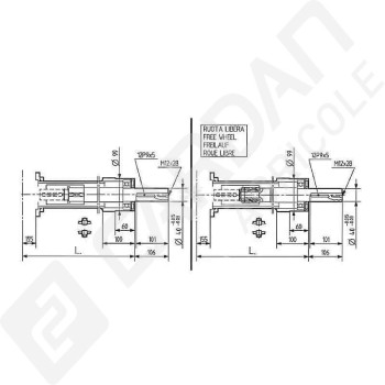 Le modèle de Rallonge de boitier Comer 312502 - RALLONGE-312502-COMER