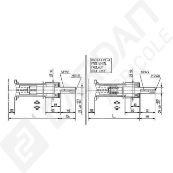 Le modèle de Rallonge de boitier Comer 312503 - RALLONGE-312503-COMER
