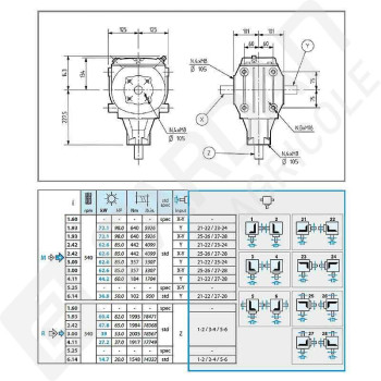 Le modèle de Boitier T-22A-262007-COMER - T-22A-262007-COMER