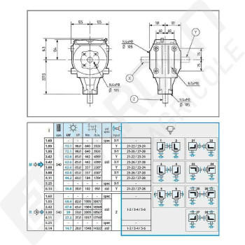 Le modèle de Boitier T-22A-262027-COMER - T-22A-262027-COMER