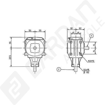 Le modèle de Boitier T-22F-262011-COMER - T-22F-262011-COMER