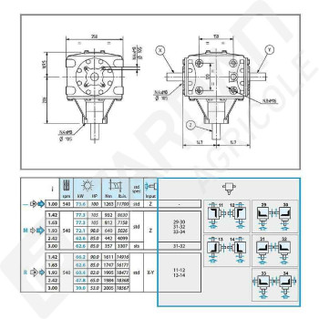 Le modèle de Boitier T-269B-269223-COMER - T-269B-269223-COMER