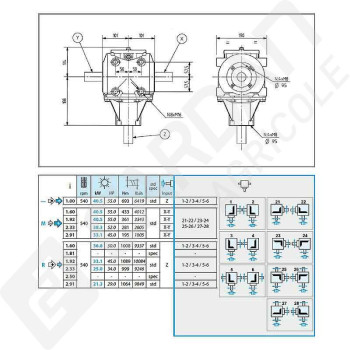 Le modèle de Boitier T-278A-278002-COMER - T-278A-278002-COMER