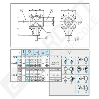 Le modèle de Boitier T-278A-278005-COMER - T-278A-278005-COMER