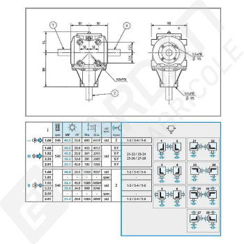 Le modèle de Boitier T-278A-278008-COMER - T-278A-278008-COMER