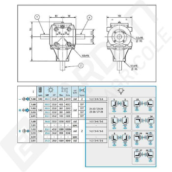 Le modèle de Boitier T-278A-278010-COMER - T-278A-278010-COMER