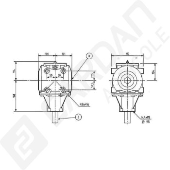 Le modèle de Boitier T-278C-278019-COMER - T-278C-278019-COMER
