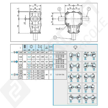 Le modèle de Boitier T-281A-281012-COMER - T-281A-281012-COMER