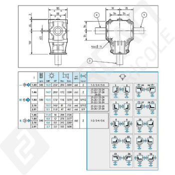 Le modèle de Boitier T-281A-281013-COMER - T-281A-281013-COMER
