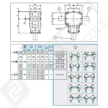 Le modèle de Boitier T-281A-281075-COMER - T-281A-281075-COMER