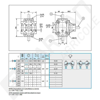 Le modèle de Boitier T-292B-292004-COMER - T-292B-292004-COMER