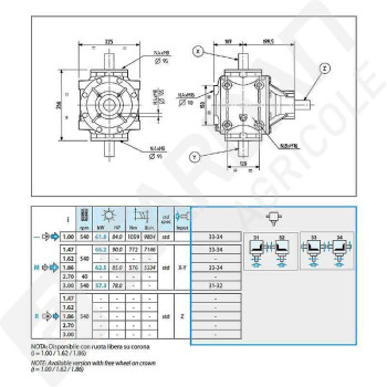Le modèle de Boitier T-292B-292210HL-COMER - T-292B-292210HL-COMER