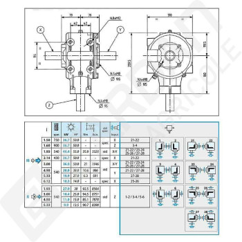 Le modèle de Boitier T-304A-304013-COMER - T-304A-304013-COMER