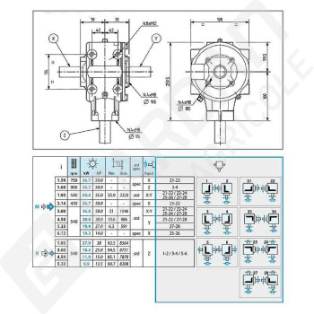 Le modèle de Boitier T-304A-304015-COMER - T-304A-304015-COMER