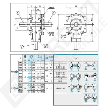 Le modèle de Boitier T-304A-304019-COMER - T-304A-304019-COMER