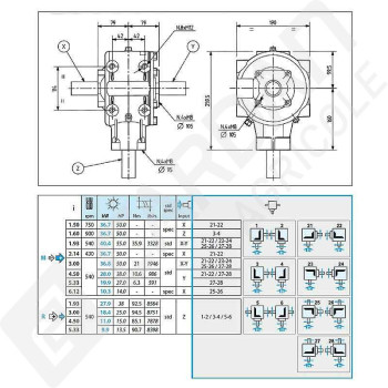 Le modèle de Boitier T-304A-304760-COMER - T-304A-304760-COMER