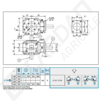 Le modèle de Boitier T-311J-311885-COMER - T-311J-311885-COMER
