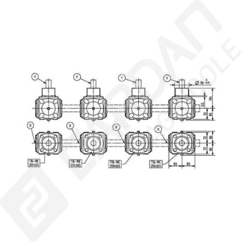 Le modèle de Boitier TB-19C-259871-COMER - TB-19C-259871-COMER