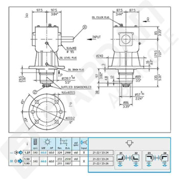 Le modèle de Boitier LF-140J-140811-COMER - LF-140J-140811-COMER