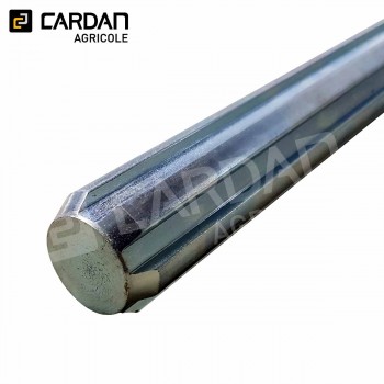 Le modèle de Barre cannelée Benzi 1-3/4 6 cannelures lg 3 mètres - BC134/3-BENZI