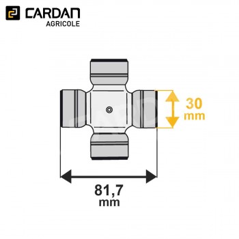 Le modèle de Croisillon de cardan CRO037523 - 30x81,7 - CRO037523
