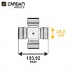 Croisillon de cardan CRO047639 - 34,9x103,92
