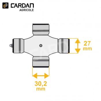 Le modèle de Croisillon de cardan agricole Bondioli 4120G0006 - 30,2x90 - 27x92 - CROHSFTS6/1B-BONDIOLI