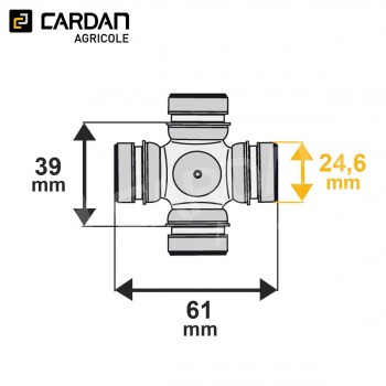 Le modèle de Croisillon avec circlips intérieur CRO039149 - CRO039149