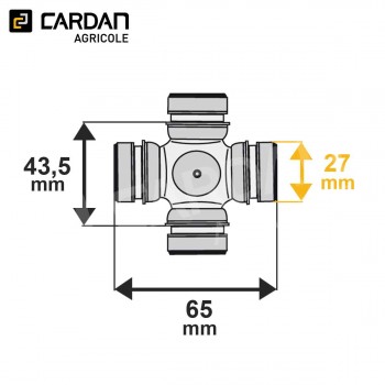 Le modèle de Croisillon avec circlips intérieur CRO064923 - CRO064923