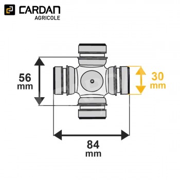 Le modèle de Croisillon avec circlips intérieur CRO041090 - CRO041090