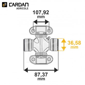 Le modèle de Croisillon à patins CRO051697 - CRO051697