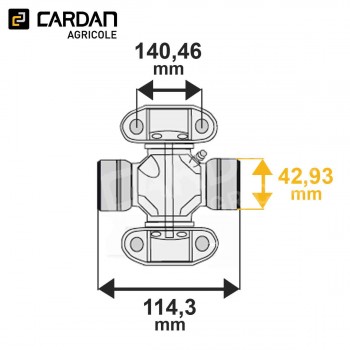 Le modèle de Croisillon à patins CRO045955 - CRO045955