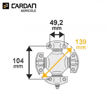 Le modèle de Croisillon à patins CRO040825 - CRO040825