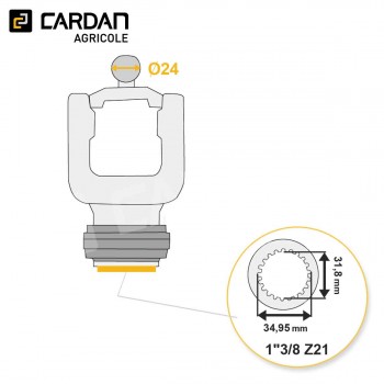 Le modèle de Machoire grand angle Bondioli SFT S4 5730E3791 - HMASFTS48/VBAUTO-BONDIOLI