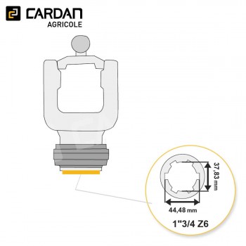 Le modèle de Machoire grand angle Bondioli SFT SH 5730N0491 - HMASFTSH9/VBAUTO-BONDIOLI