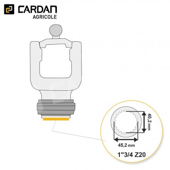 Le modèle de Machoire grand angle Bondioli SFT SH 5730N3891 - HMASFTSH10/VBAUTO-BONDIOLI