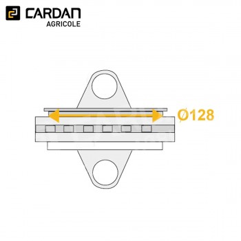 Le modèle de Corps central de joint homocinétique Bondioli SFT 5110H0051 - CC/SFTS7-BONDIOLI
