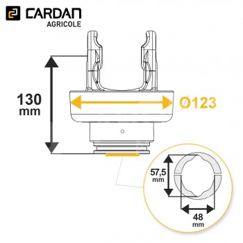 Le modèle de Roue libre Walterscheid IFM/R 56.101.45 / 1137861 - RL19/TC080-WALTERSCHEID