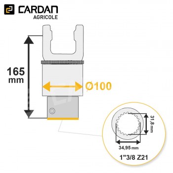 Le modèle de Roue libre Magdalena 30,2x92 - 1-3/8 Z21 - Droite - RLC078-MAGDALENA