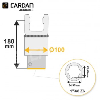 Le modèle de Roue libre Magdalena 36x89 - 1-3/8 Z6 - Gauche - RLC20RG-MAGDALENA