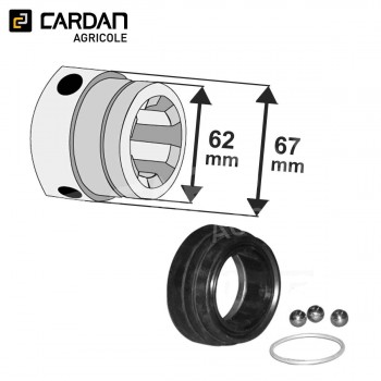 Le modèle de Verrouillage à billes Walterscheid 01.41.23 - VAB231949-WALTERSCHEID