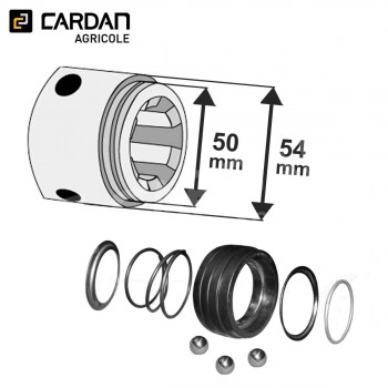 Le modèle de Verrouillage à billes Walterscheid 01.41.72 - VAB239199-WALTERSCHEID