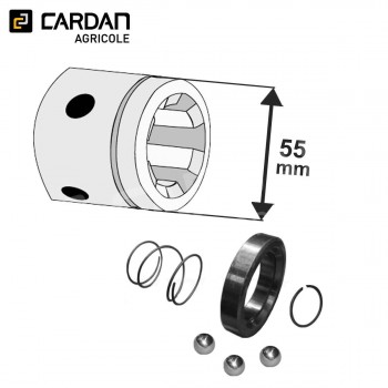 Le modèle de Verrouillage à billes Bondioli 1-3/8 Z6 - Z21 - VAB435000321R-BONDIOLI
